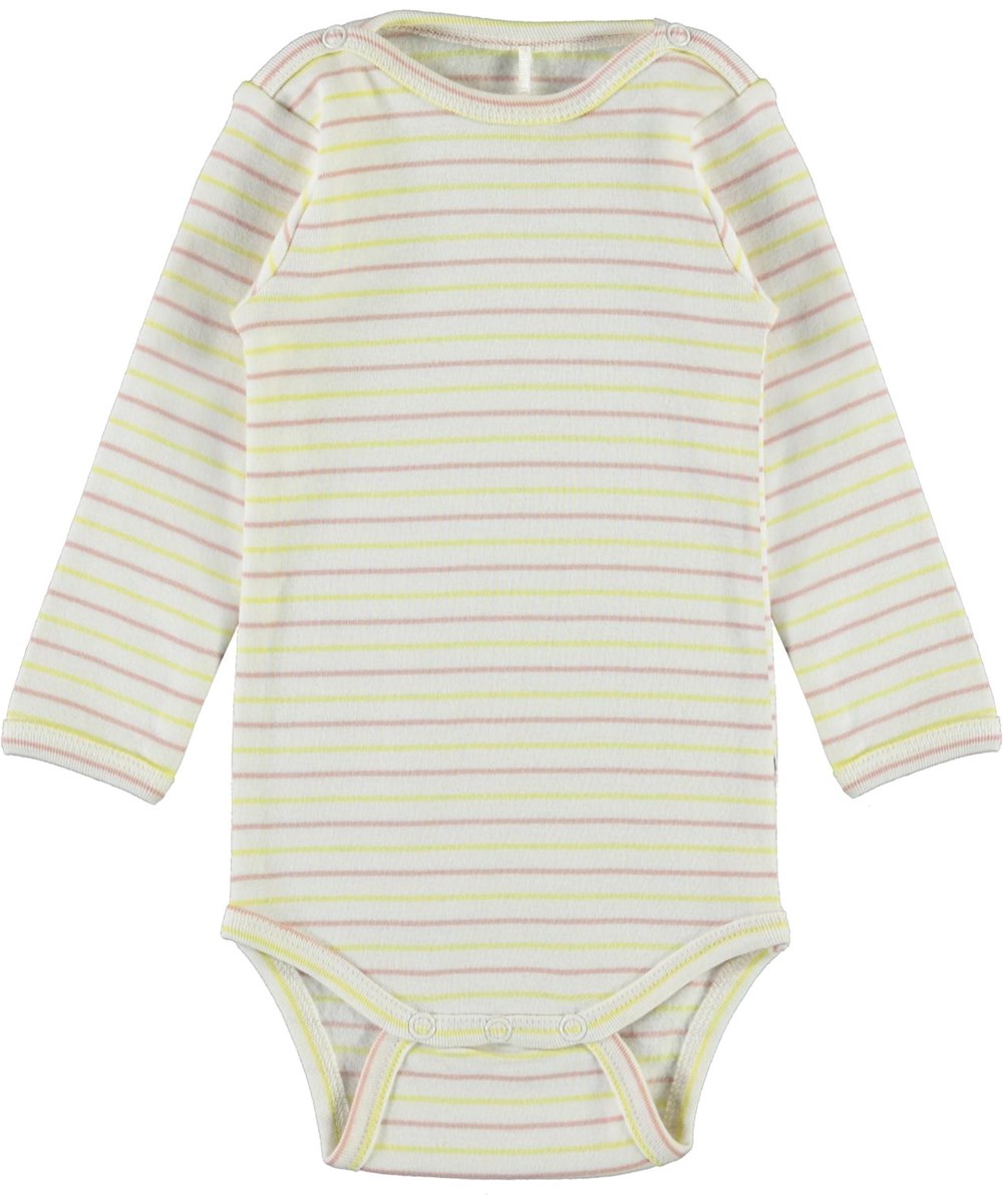 Foss - Striped Blush - Öko Baby-Body mit Streifen