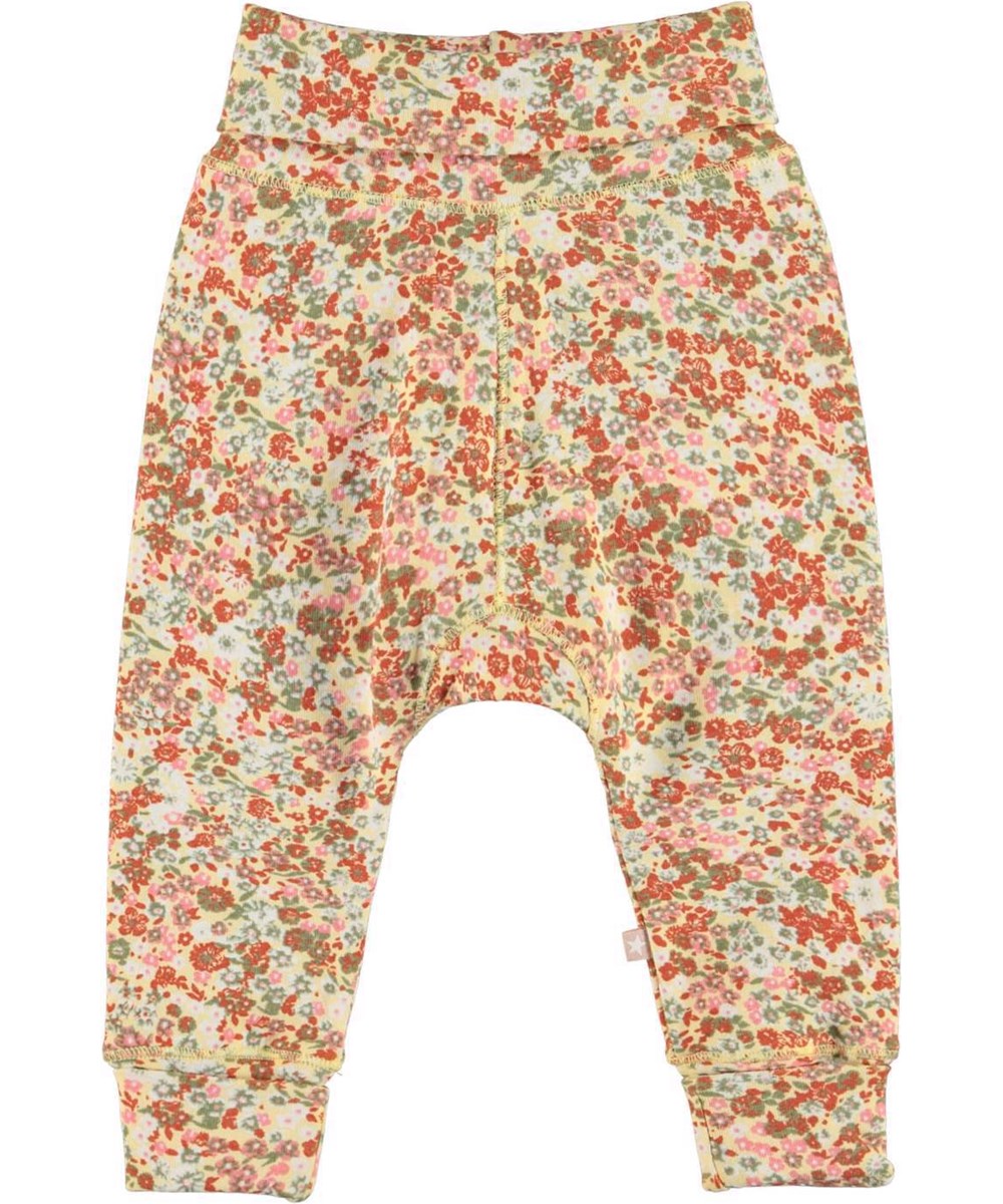 San - Meadow Baby - Öko Babyhose schöner Blumendruck