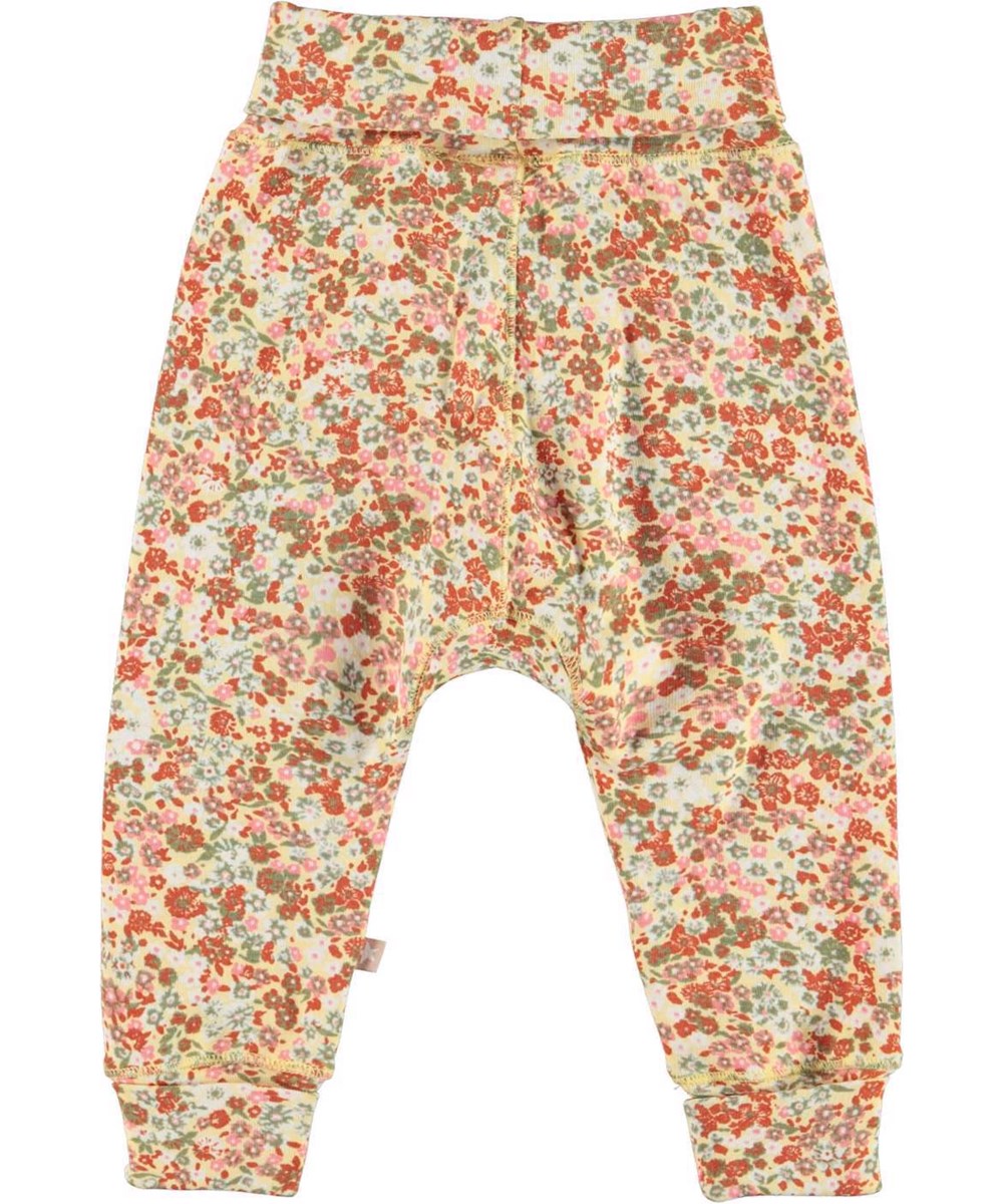 San - Meadow Baby - Öko Babyhose schöner Blumendruck
