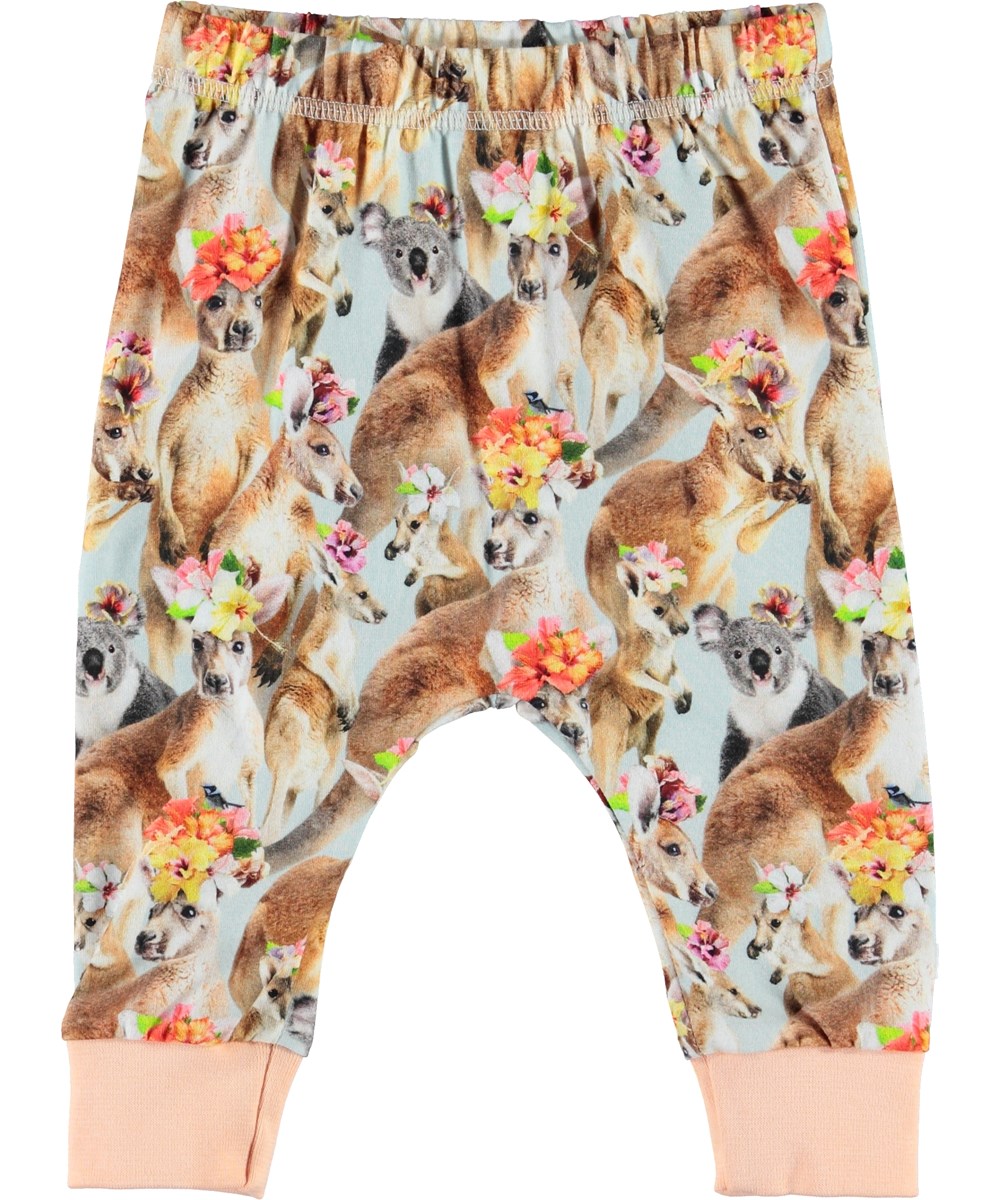 Simone - Kindred Kangaroo - Ökologische Baby Hosen mit Kängurus