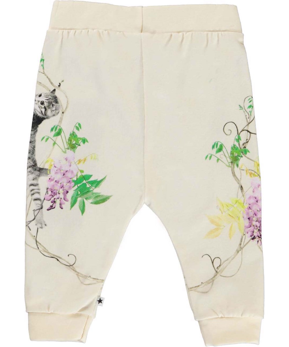 Susanne - Kitten - Öko helle Babyhose Glyzinien Kätzchen