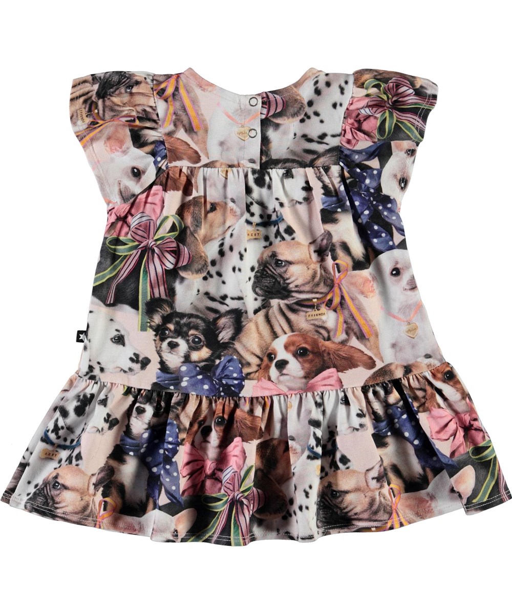 Carolle -  Puppy Love - Öko Baby-Kleid mit Hunden