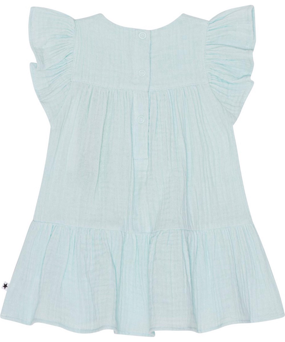 Carolle - Airy - Blaues Öko-Babykleid