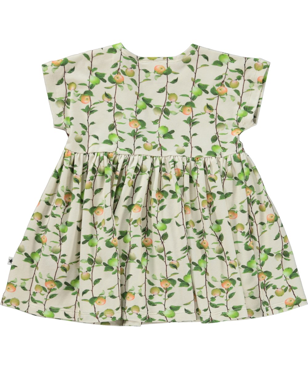 Channi - Apples Mini - Öko-Babykleid mit Apfel-Print