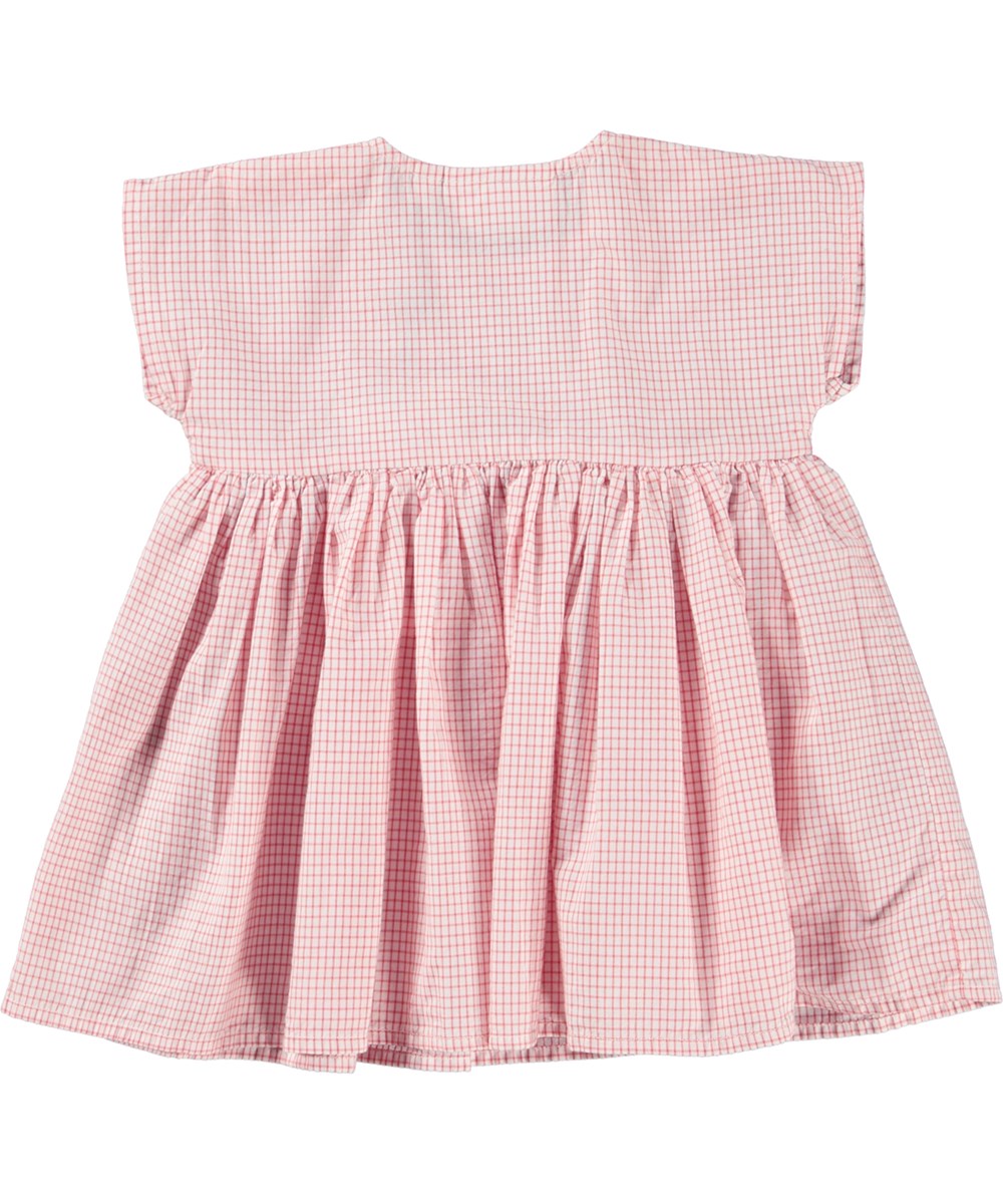 Channi - Red Check - Babykleid mit rot-weißen Karos
