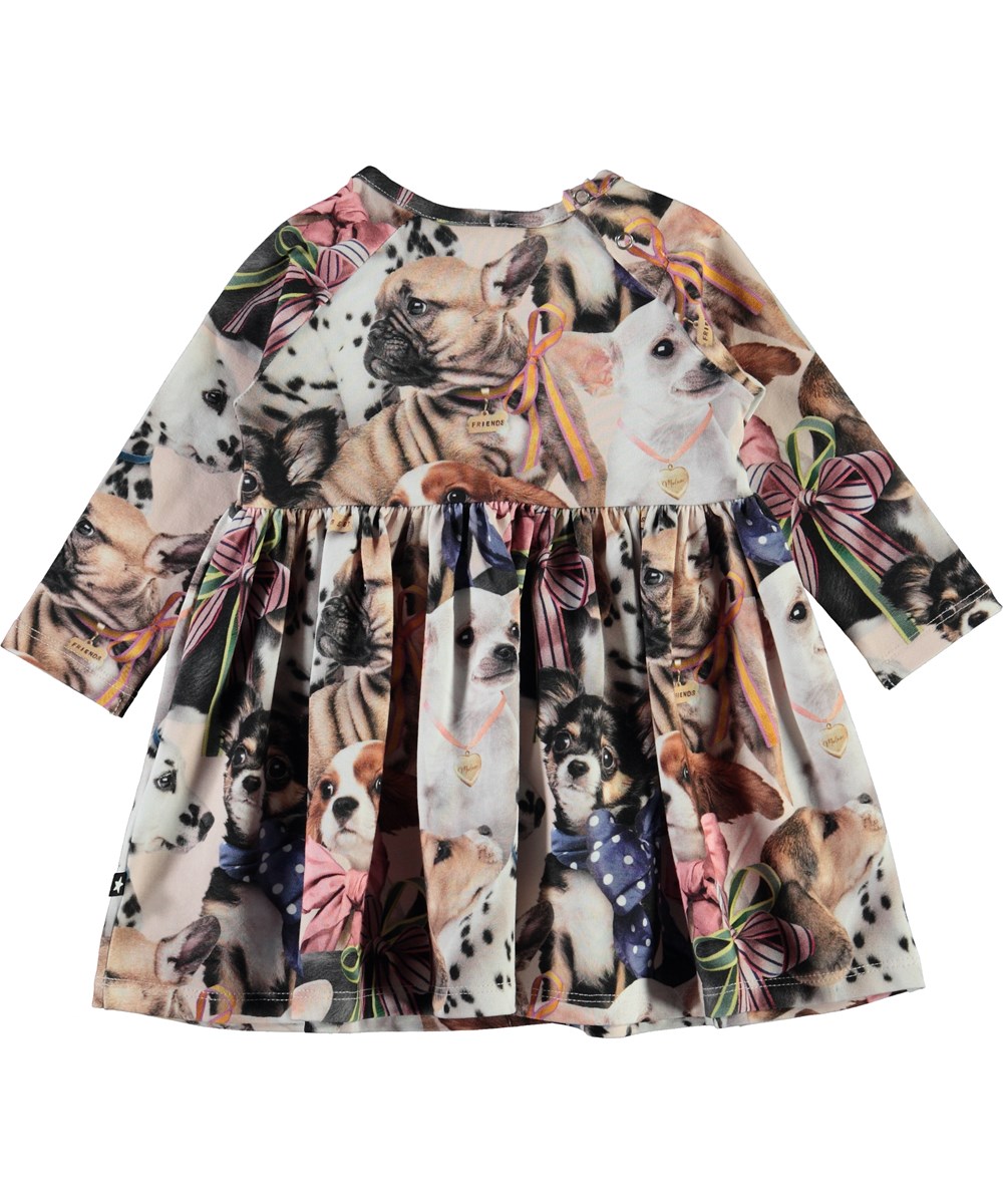 Charmaine -  Puppy Love - Öko Baby-Kleid mit Hunden