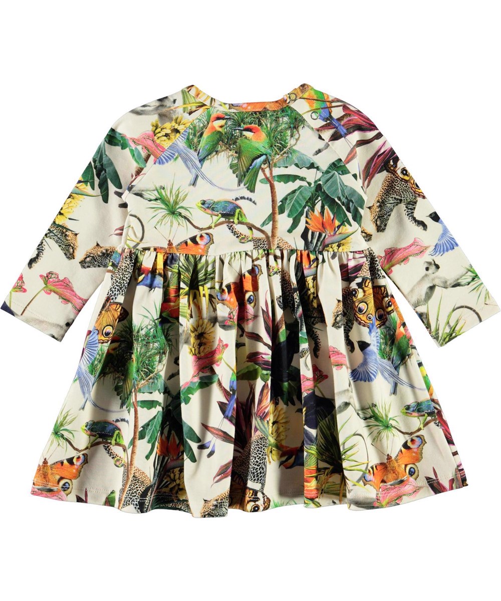 Charmaine - Imaginary Jungle - Öko-Babykleid mit Fantasy-Dschungel