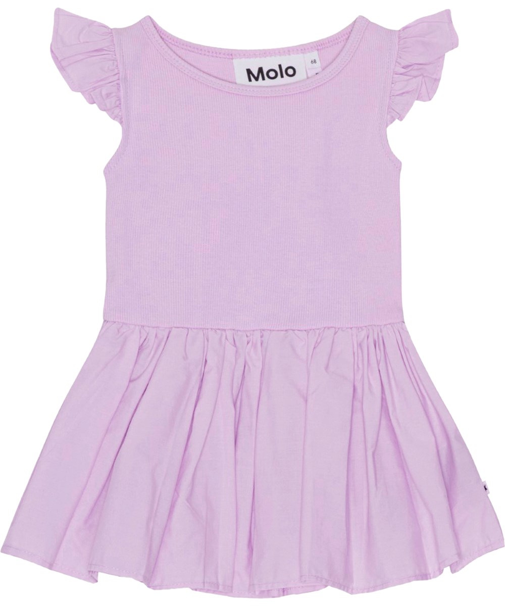 Cimi - Alpine Glow - Lila Öko-Babykleid