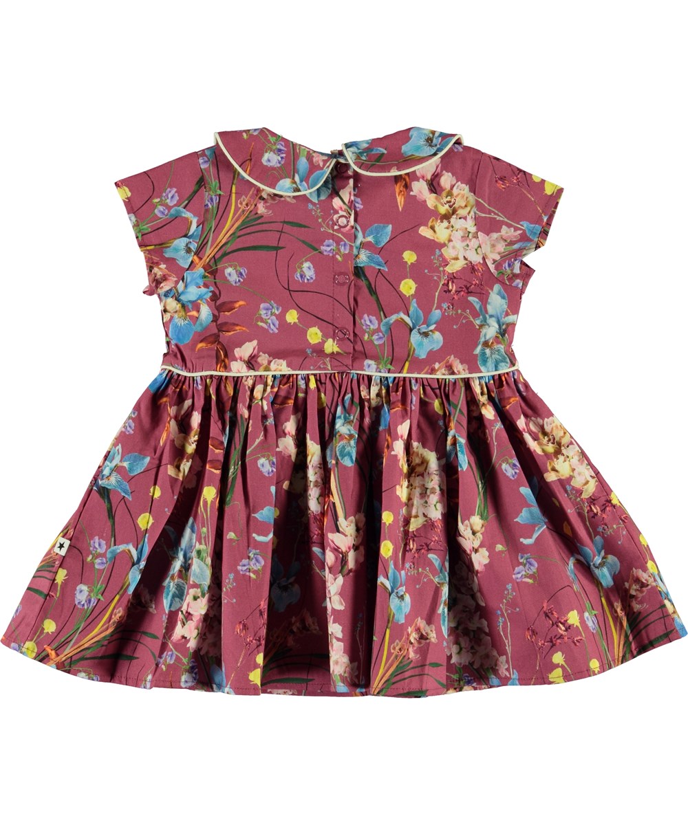 Cinna - Ikebana Rose - Öko-Babykleid mit Blumen