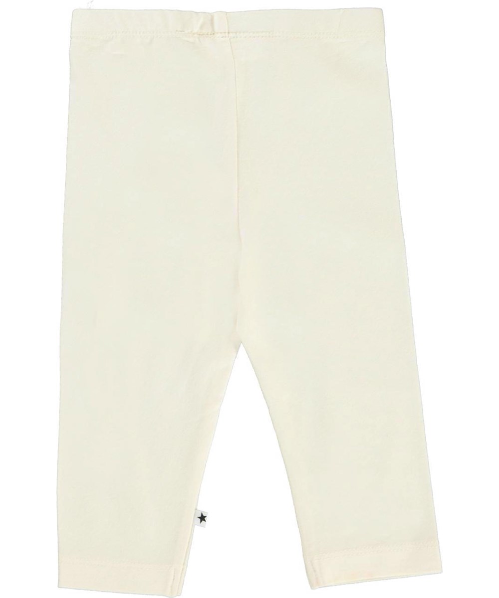 Nette solid - Pearled Ivory - Öko helle Babyleggings