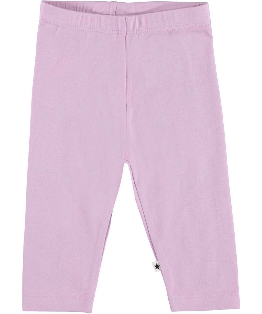 Nette solid - Whisteria - Öko-Leggings in Helllila