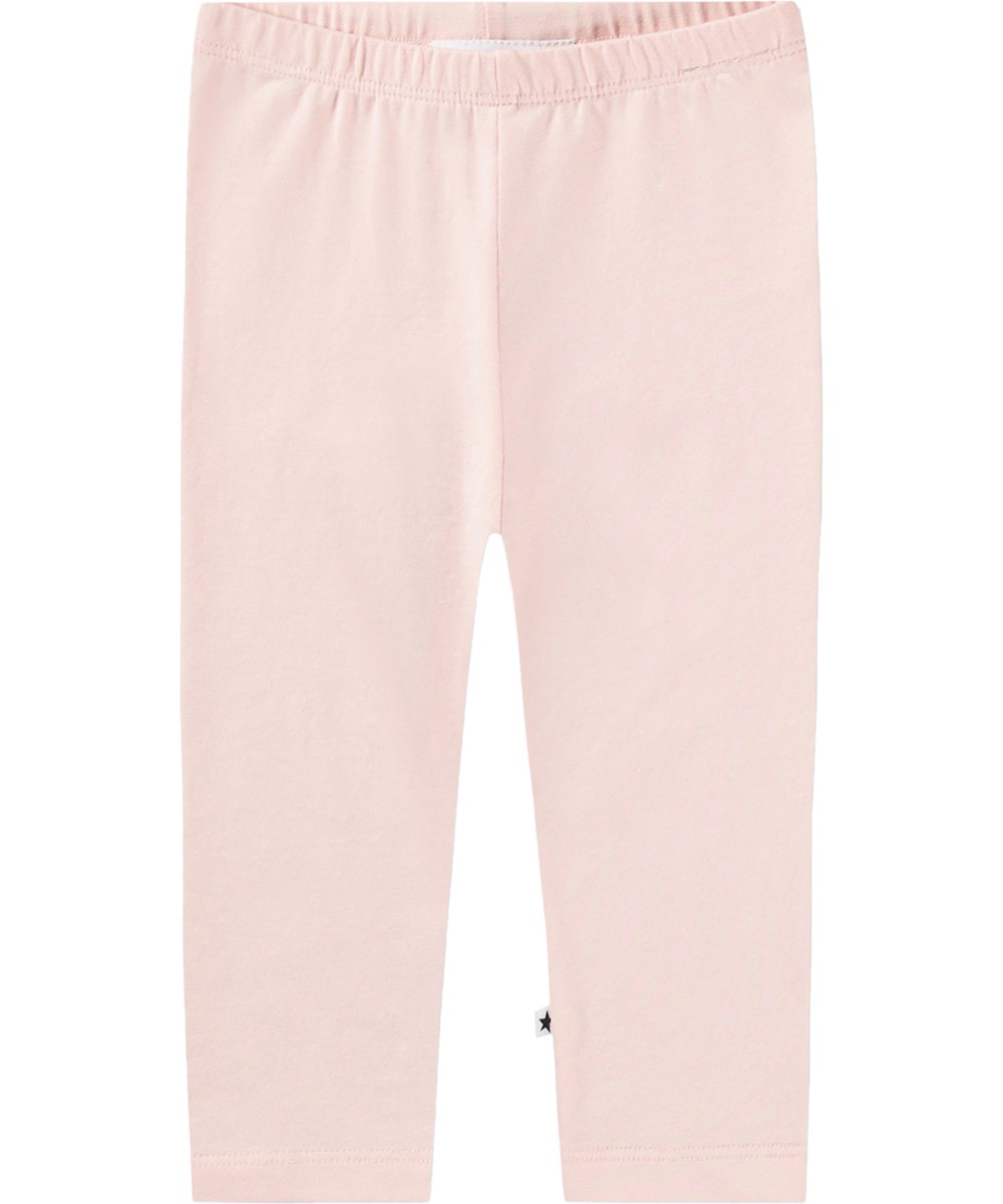Nette Solid - Cloud Pink - Rosa Leggings für die Kleinen aus Bio-Baumwolle