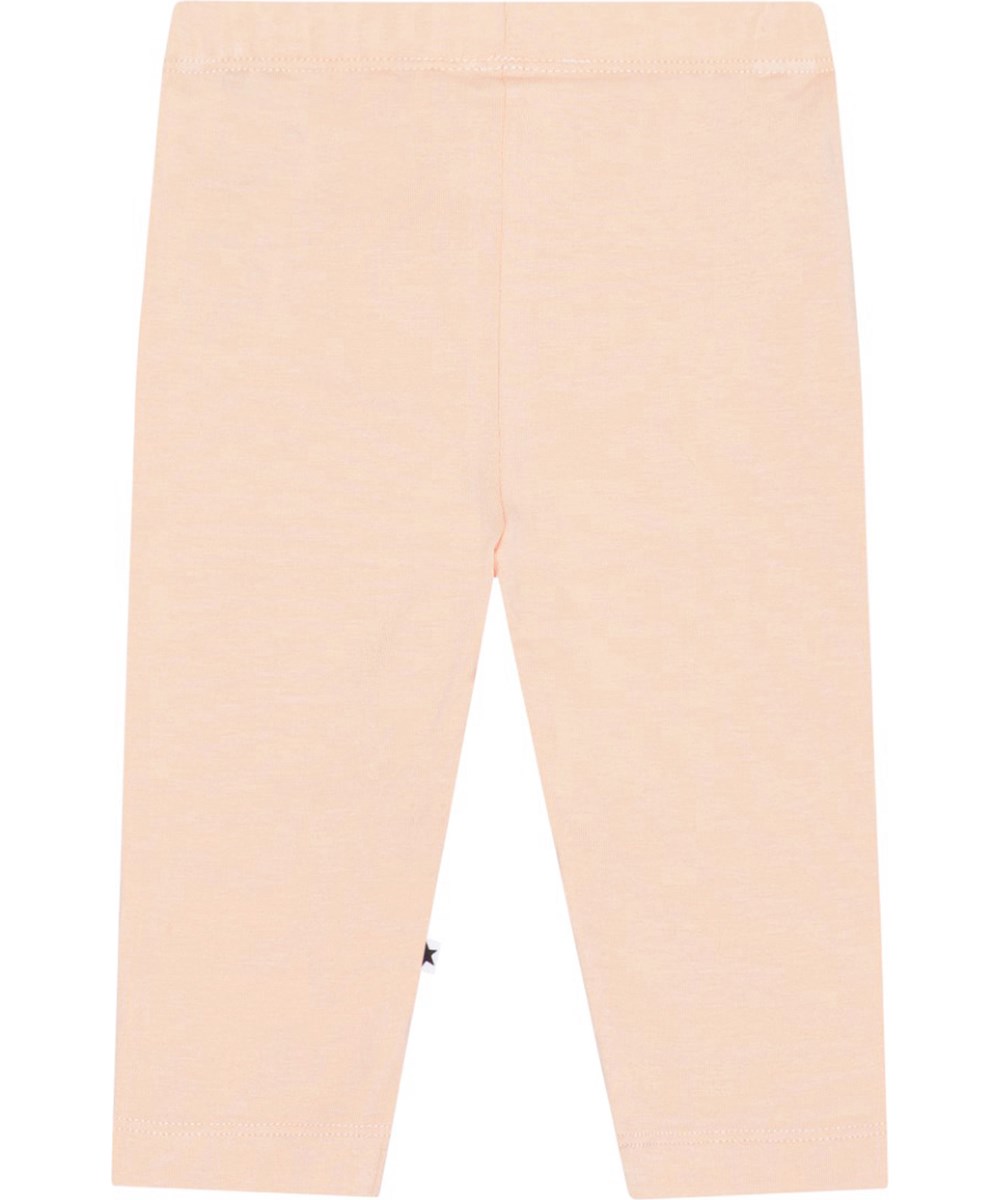 Nette solid - Fluffy Rose - Rosa Öko-Baby-Leggings