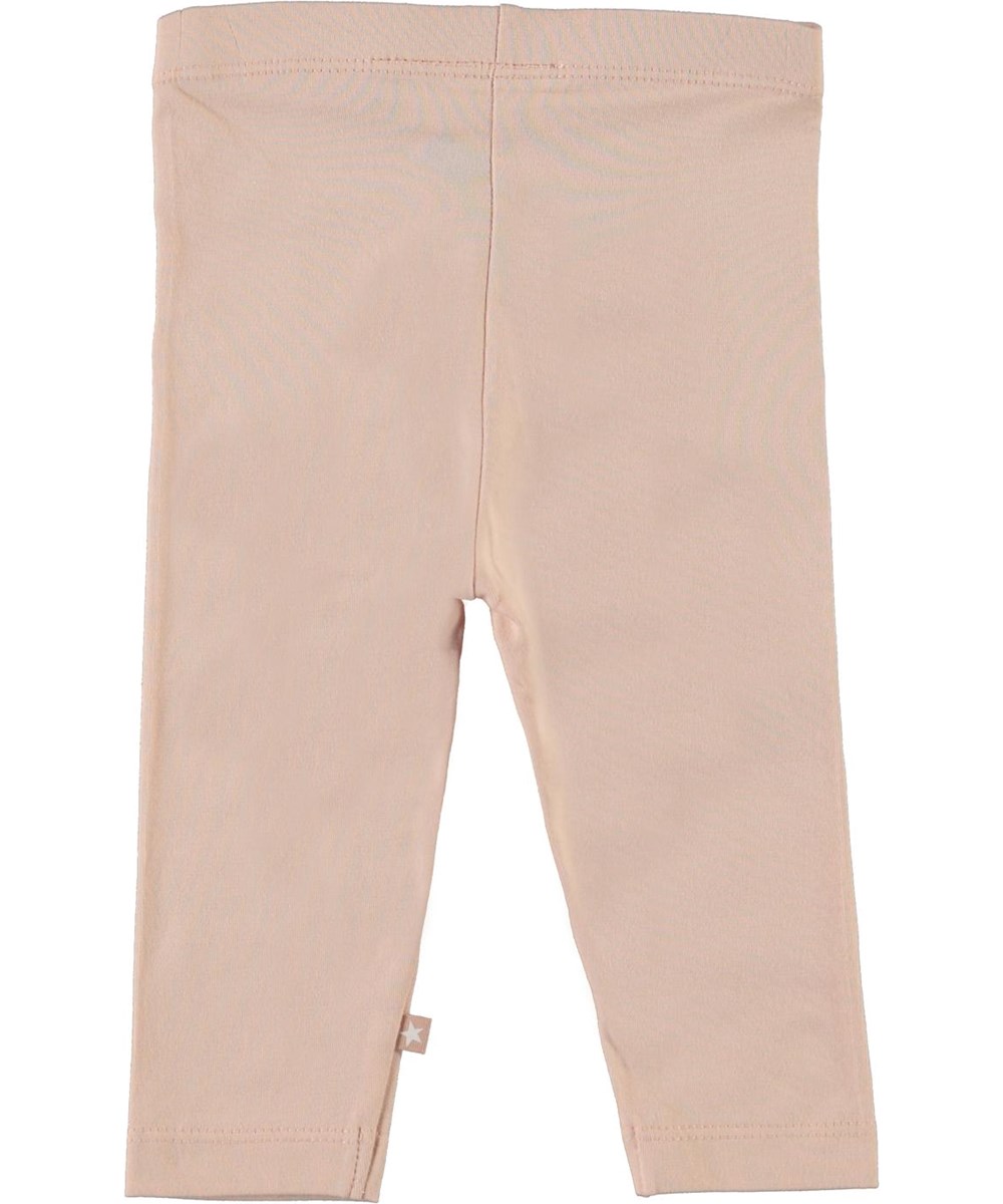 Nette solid - Cameo Rose - Öko rosa Baby-Leggings