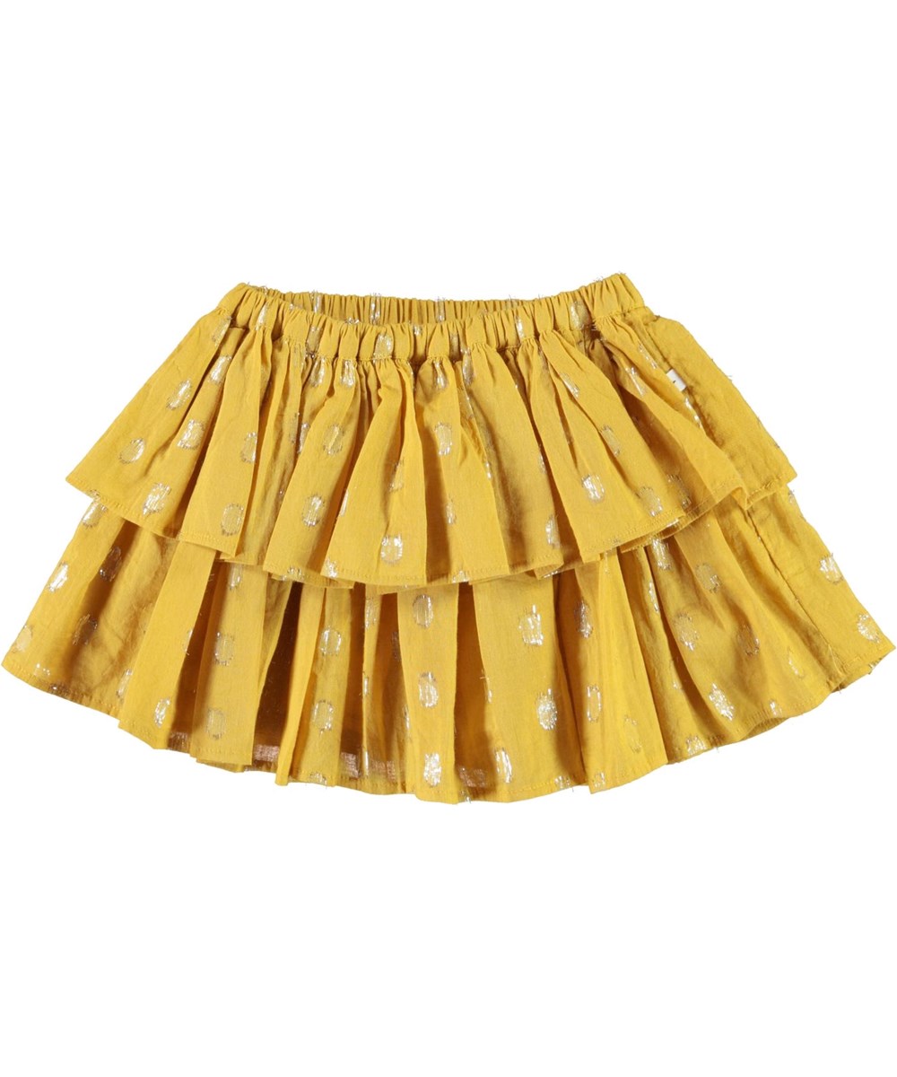 Bianca - Nugget Gold - Babyrock in Gelb mit goldenen Punkten