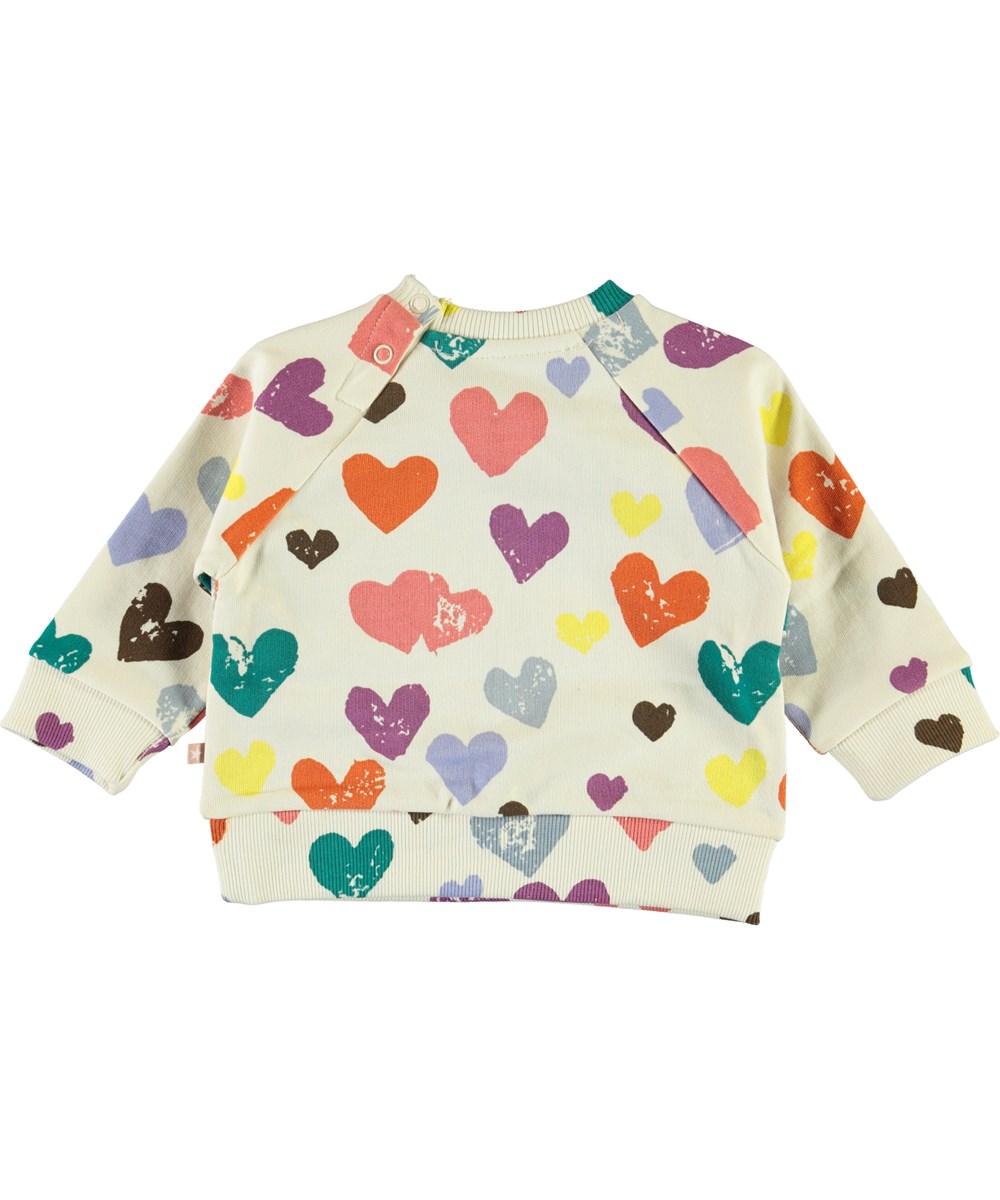 Dayna - Love Forever Isoli - Baby sweatshirt mit Herzen