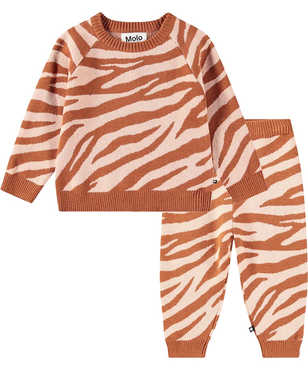 Gilby Set - Baby Zebra Knit - 
