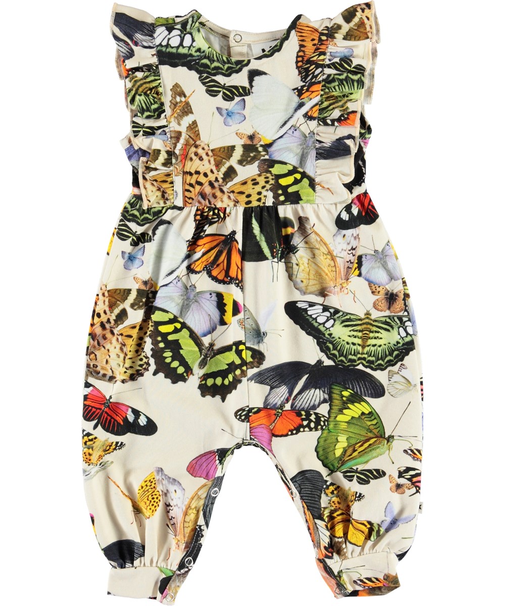 Fallon - Papillon - Biologische babypak met vlinders