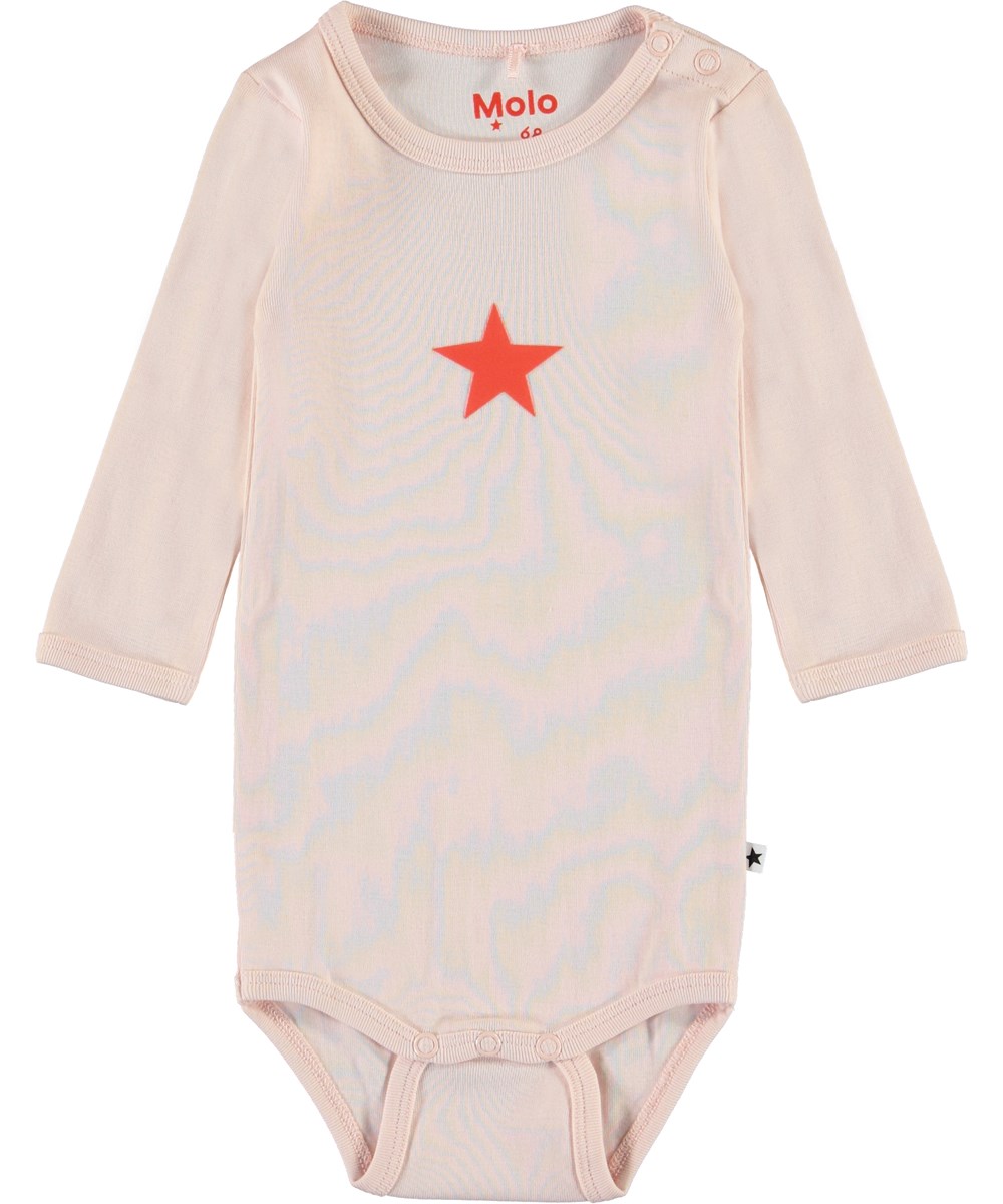 Foss - Peach Blossom - Roze biologische romper