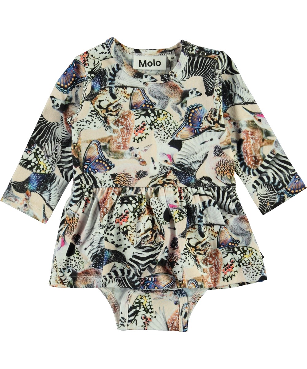 Frances - Twister - Romper met dierenprint