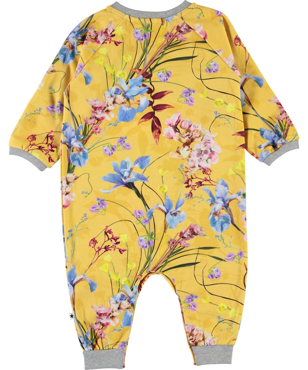 Francine - The Art Of Flowers - Gele biologische babypakje