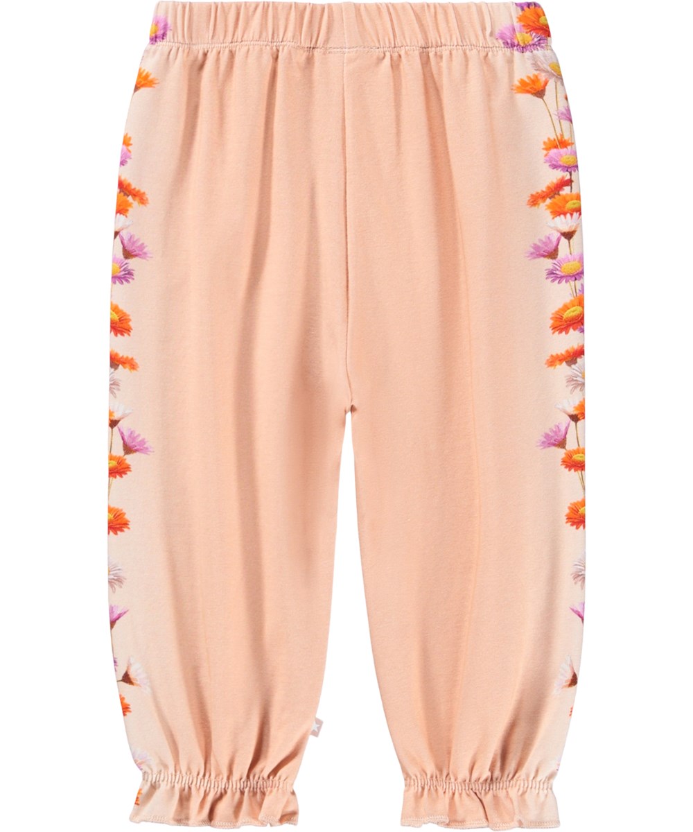 Selena - Flowers Vine - Broek voor de kleintjes gemaakt van biologisch katoen met een bloemenprint.