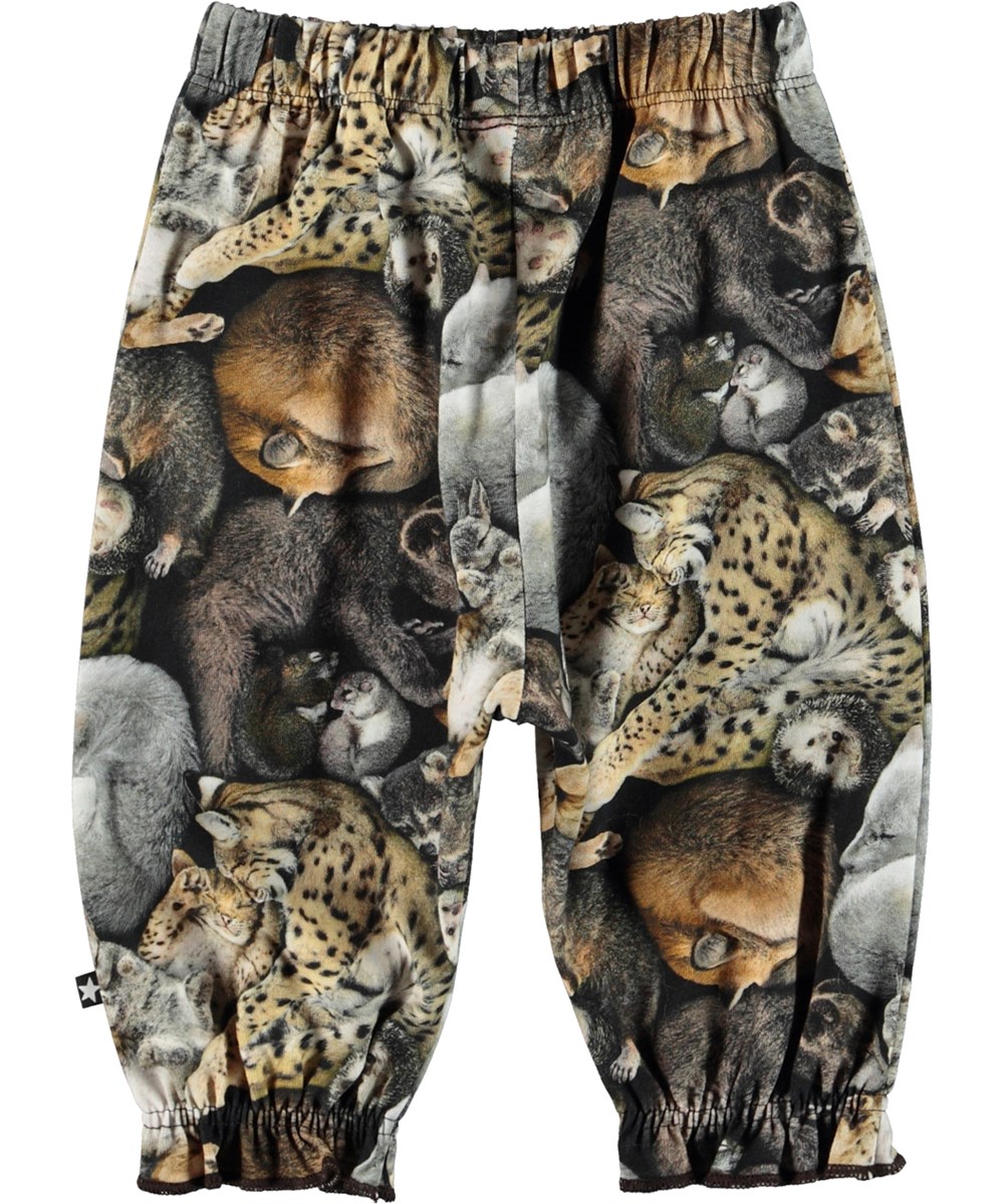 Selena - Hibernation - Biologische babybroek met slapende dieren
