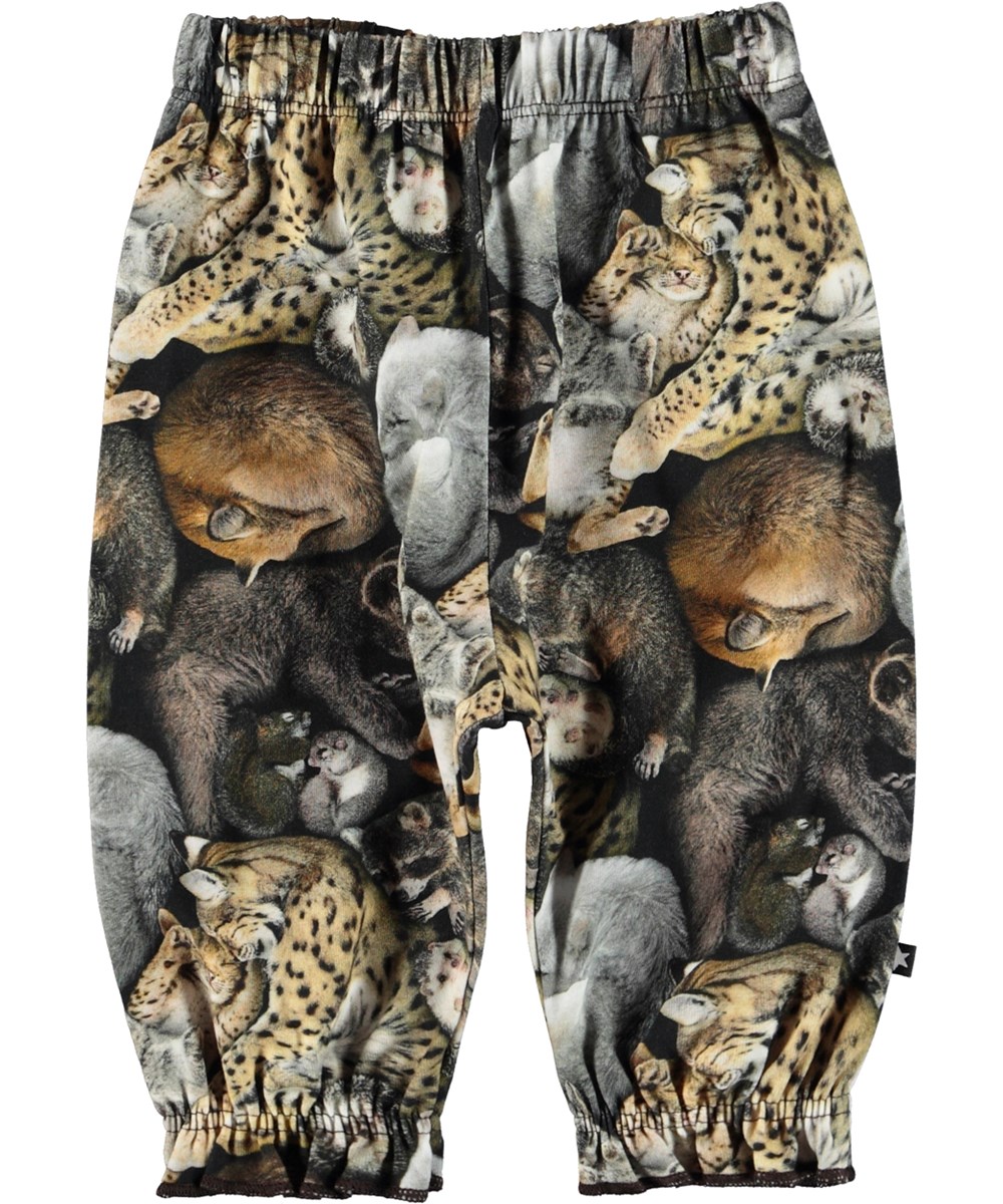 Selena - Hibernation - Biologische babybroek met slapende dieren