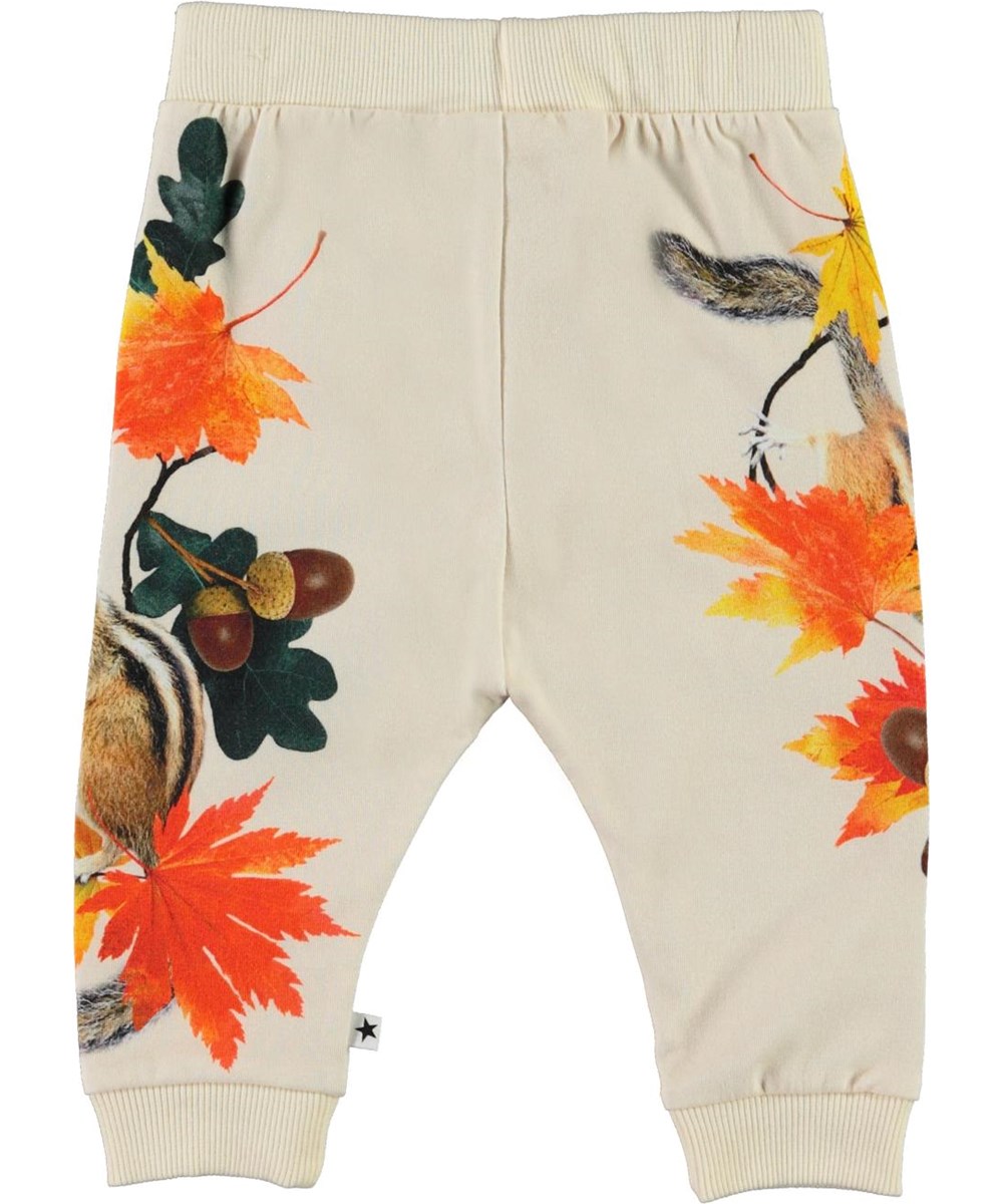 Susanne - Tiny Chipmunks - Biologische babybroek met eekhoornprint