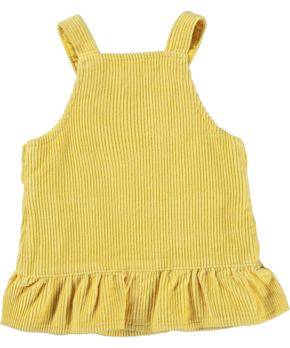Celina - Mimosa Yellow - Babyjurk in geel corduroy