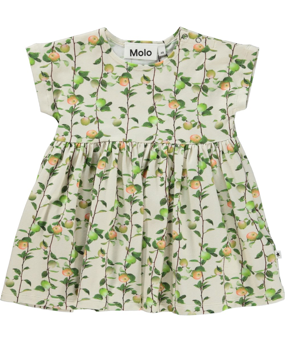 Channi - Apples Mini - Biologische babyjurk met appelprint