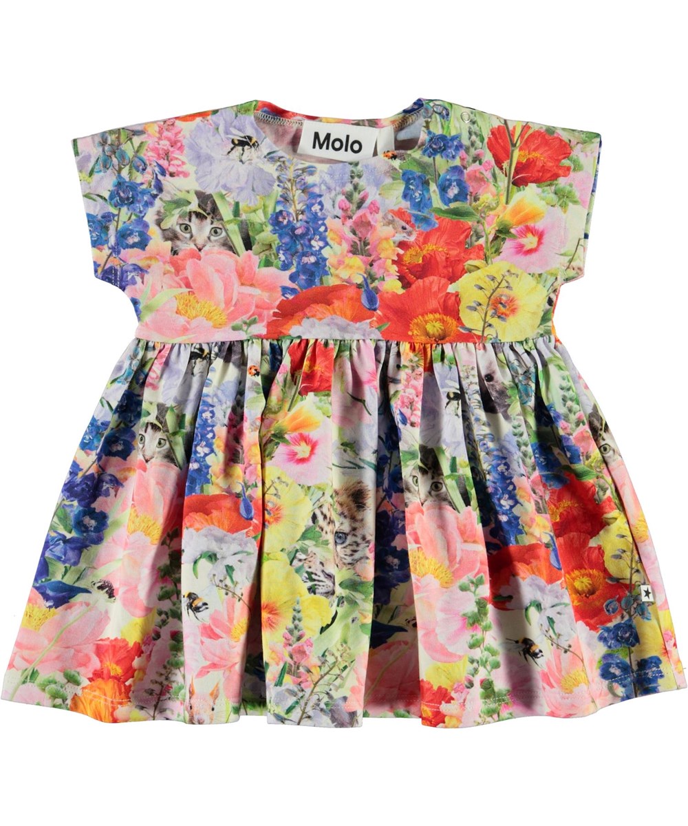 Channi - Hide And Seek - Biologische babyjurk met bloemen