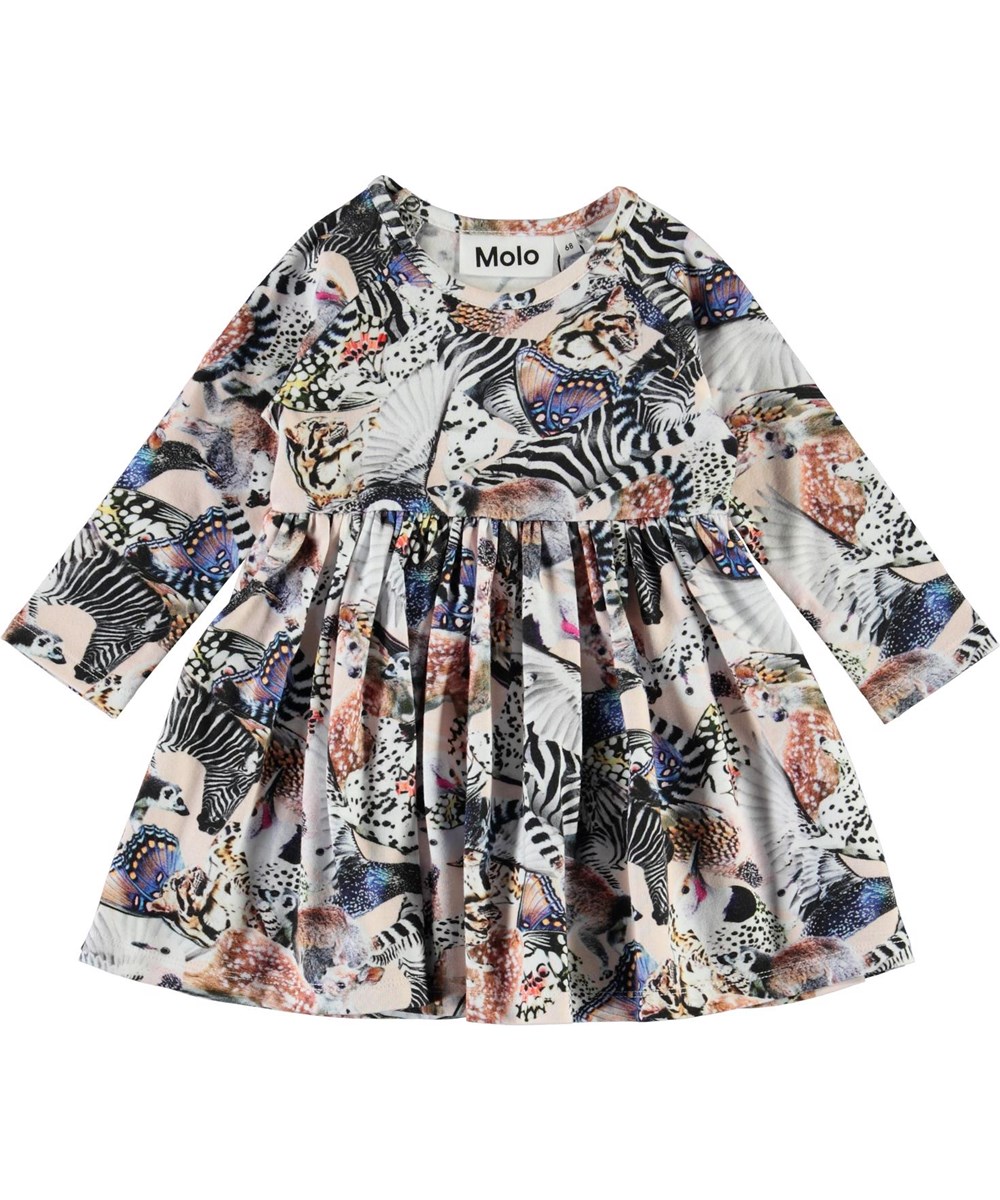 Charmaine - Twister - Biologische babyjurk met dieren