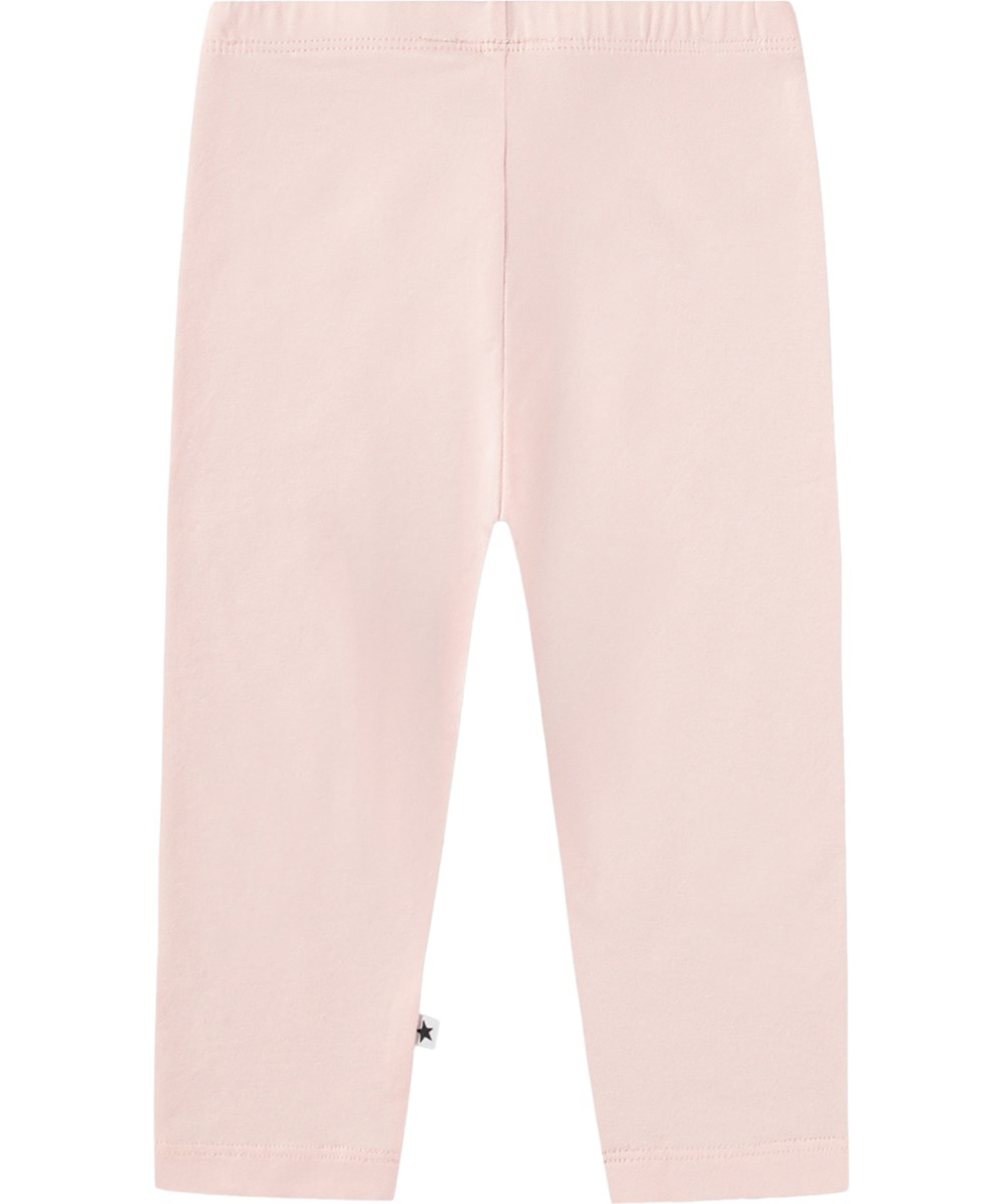 Nette Solid - Cloud Pink - Roze leggings voor de kleintjes gemaakt van biologisch katoen