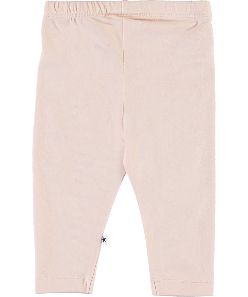 Nette Solid - Peach Blossom - Roze biologische baby legging