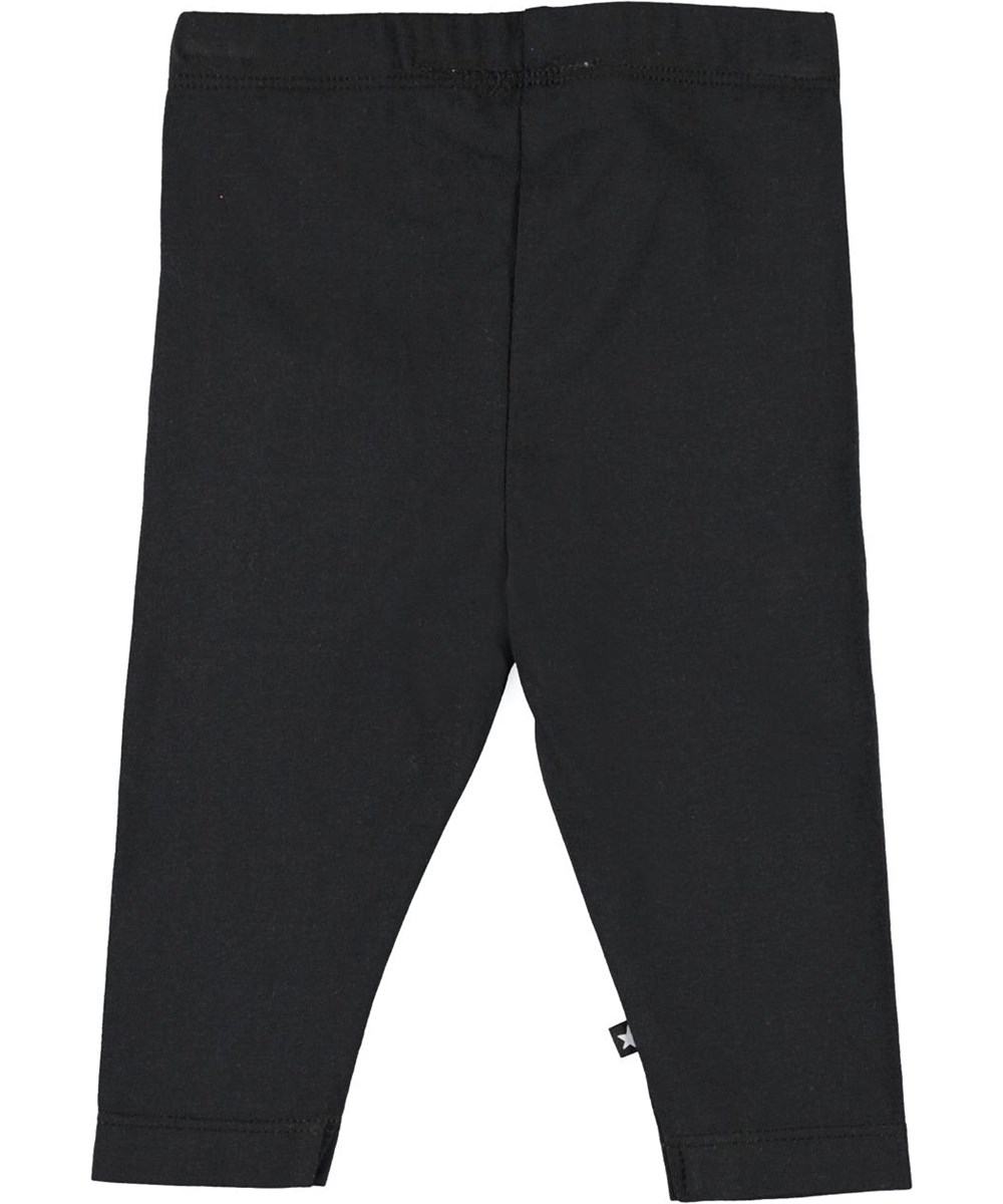 Nette solid - Black - Zwarte biologische babylegging