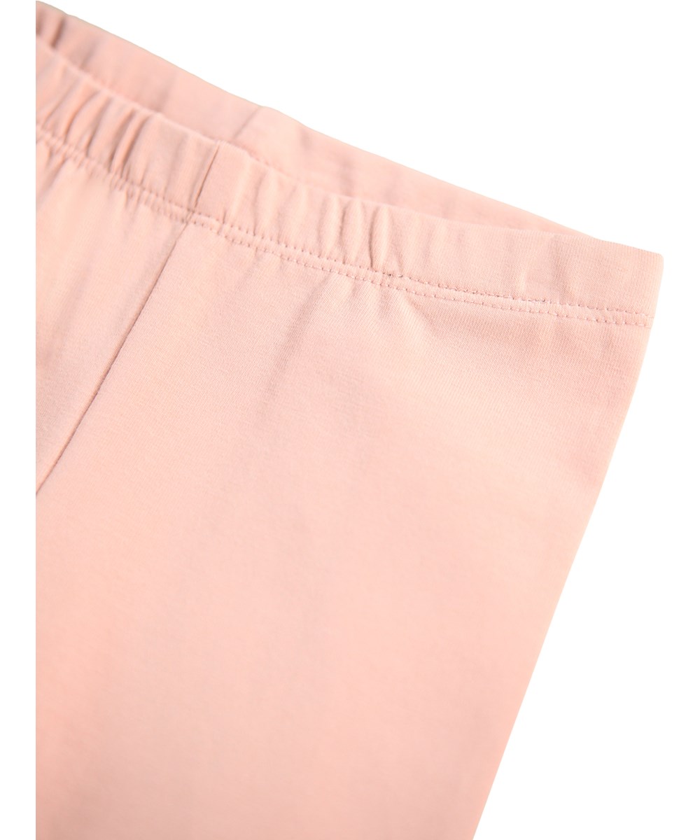 Nette Warm - Rose Cloud - Roze legging voor de kleintjes gemaakt van dik biologisch katoen.