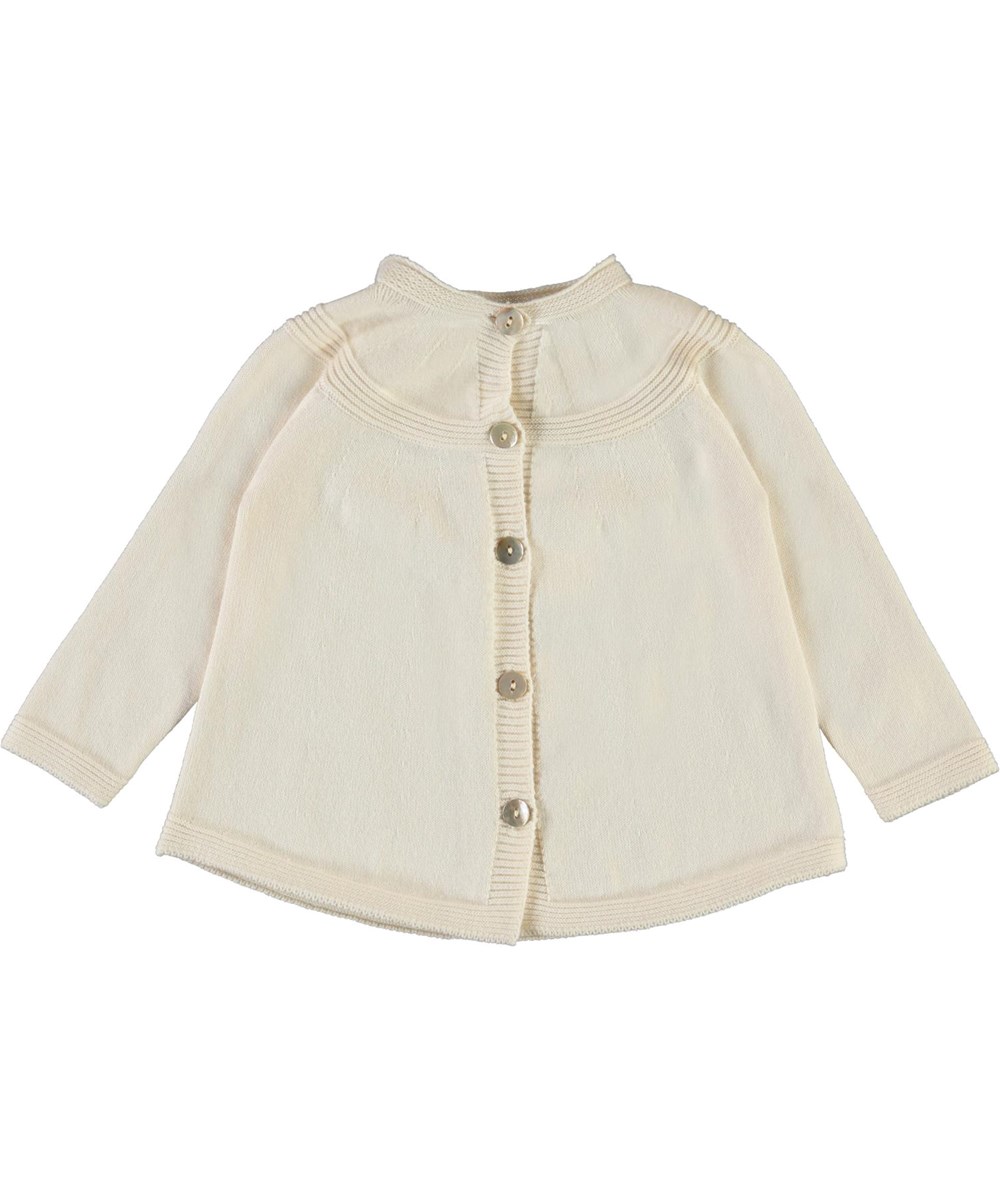Gisela - Pearled Ivory - Parelmoer babyvest