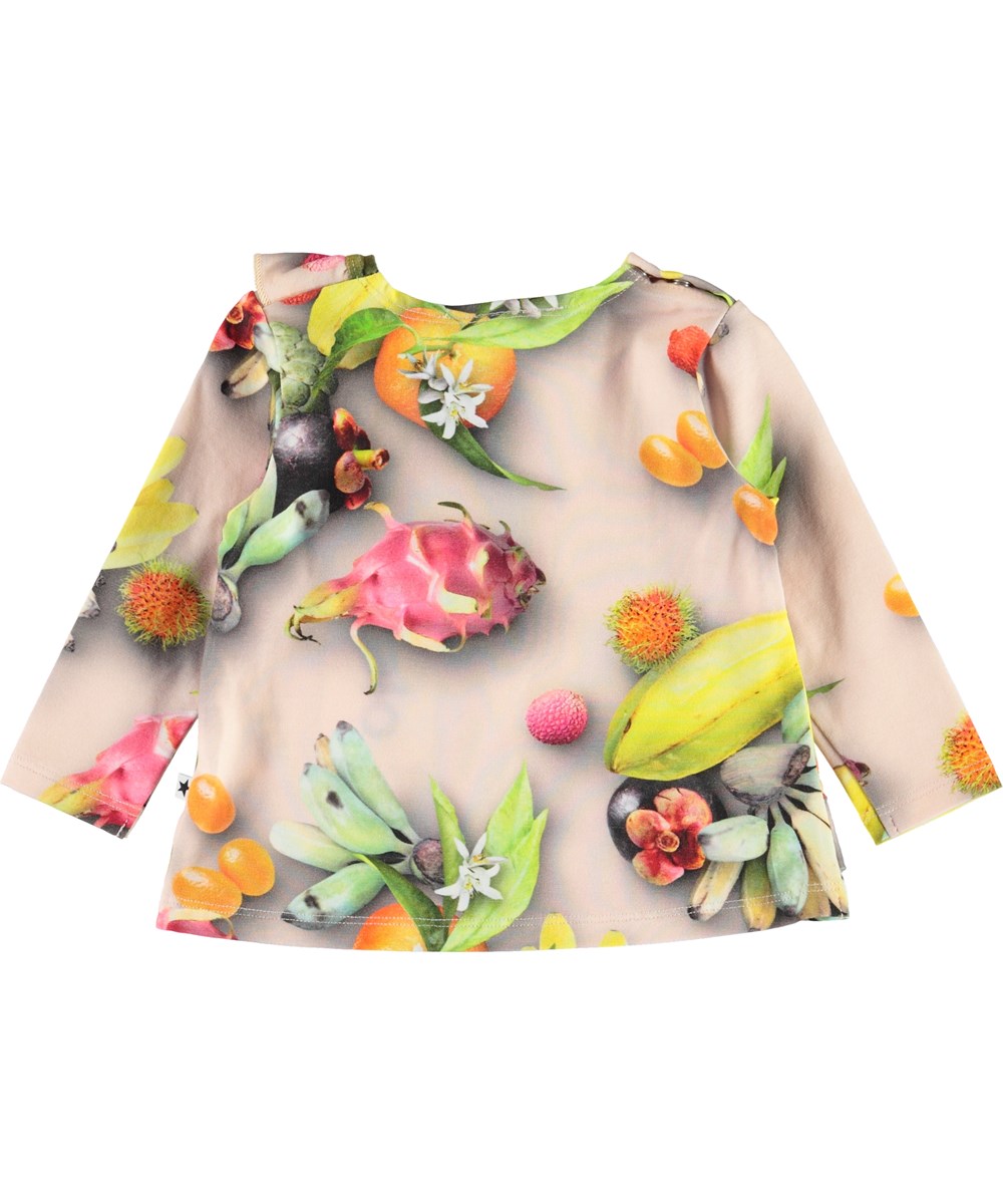 Evelyn - Tutti Frutti - Biologische baby shirt met fruit