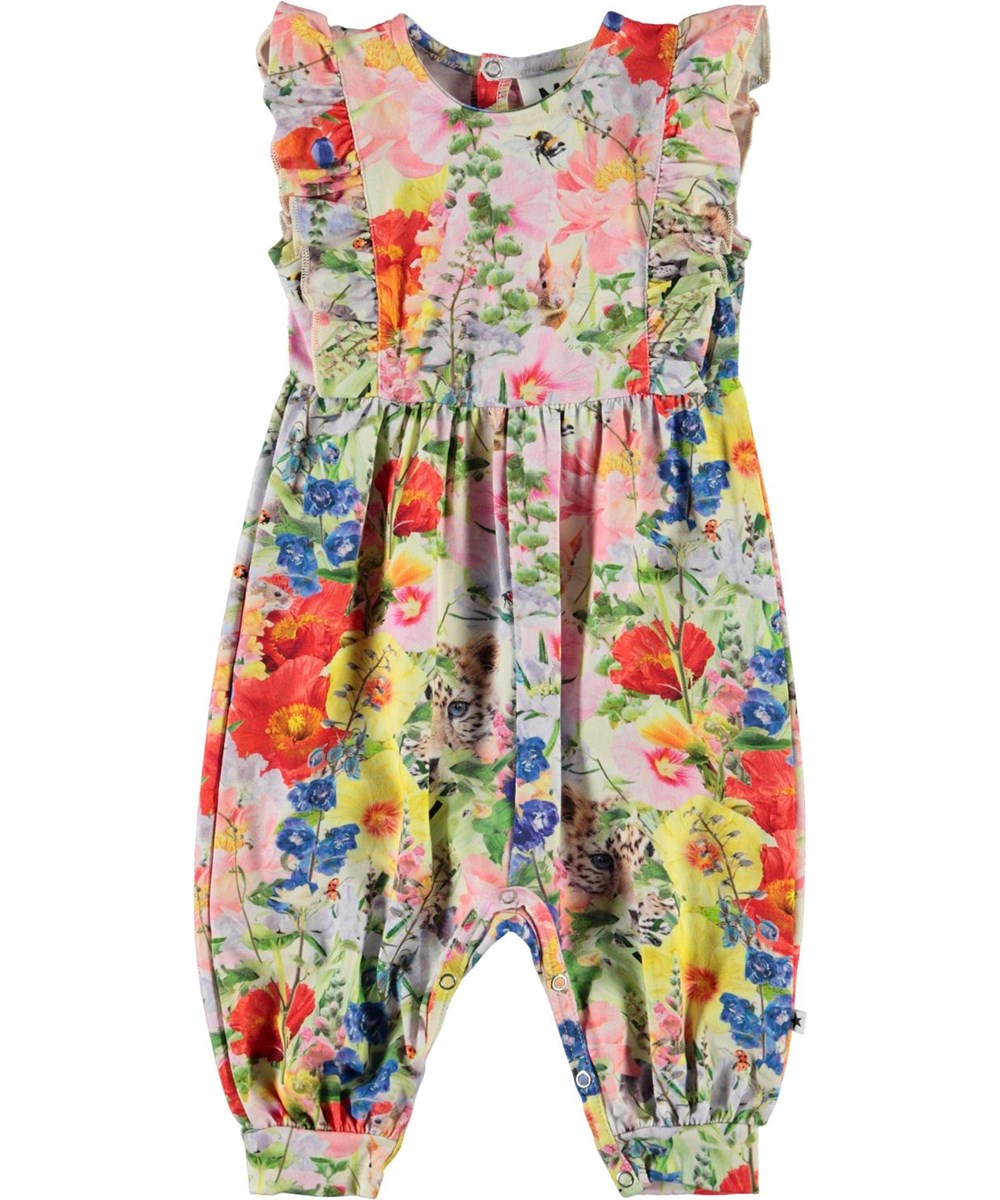 Fallon - Hide And Seek - Baby dragt med blomster print