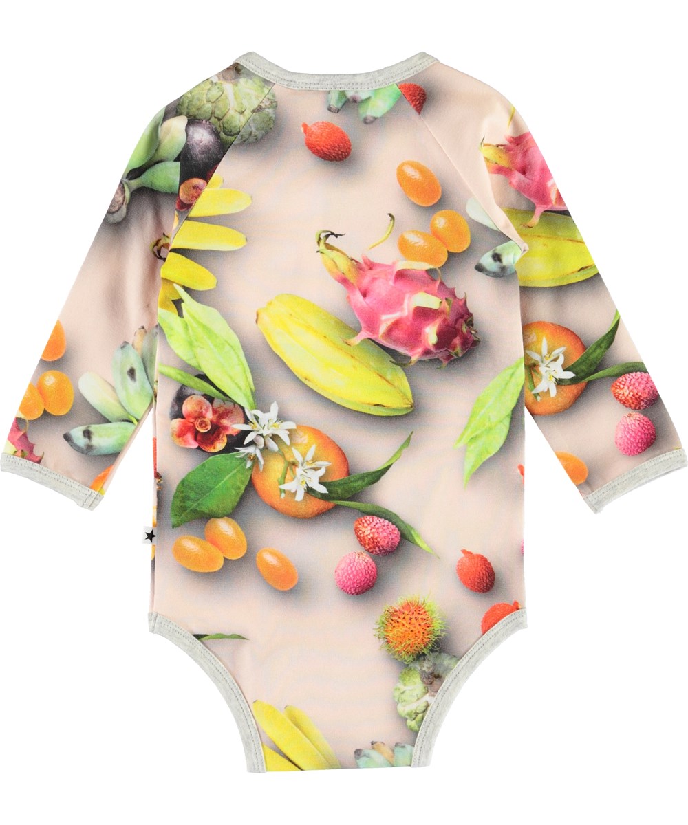 Fonda - Tutti Frutti - Økologisk baby body med frugter