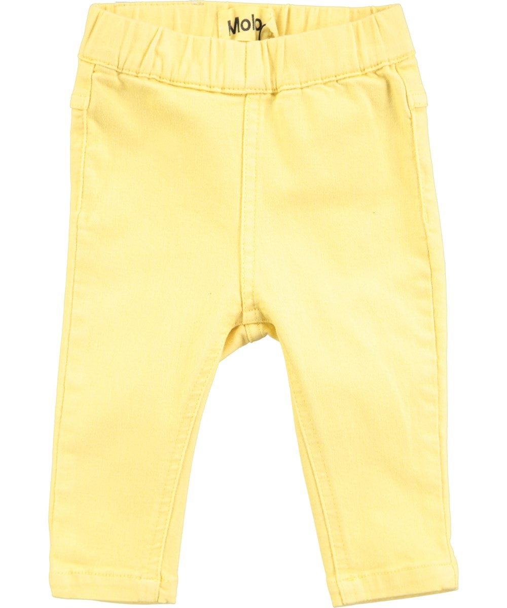 Simonetta - Raffia - Gule baby denim jeggings
