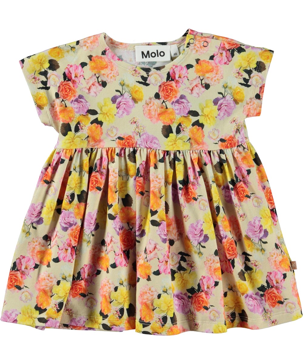 Channi - Baby Roses - Økologisk babykjole med roseprint