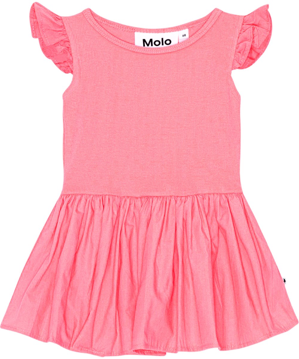 Cimi - Confetti - Pink økologisk babykjole