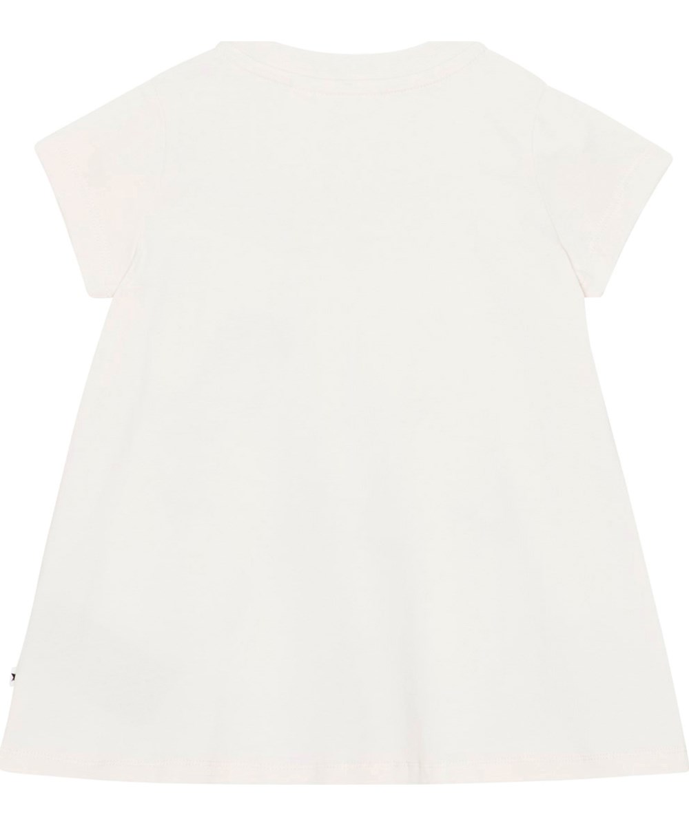 Cosimo - Carousel Dress - Hvid babykjole med karruselprint