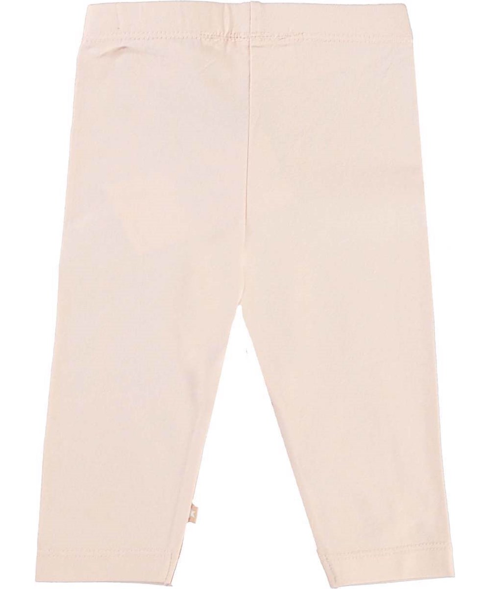Nette solid - Powder - Økologiske pudderfarvede baby leggings