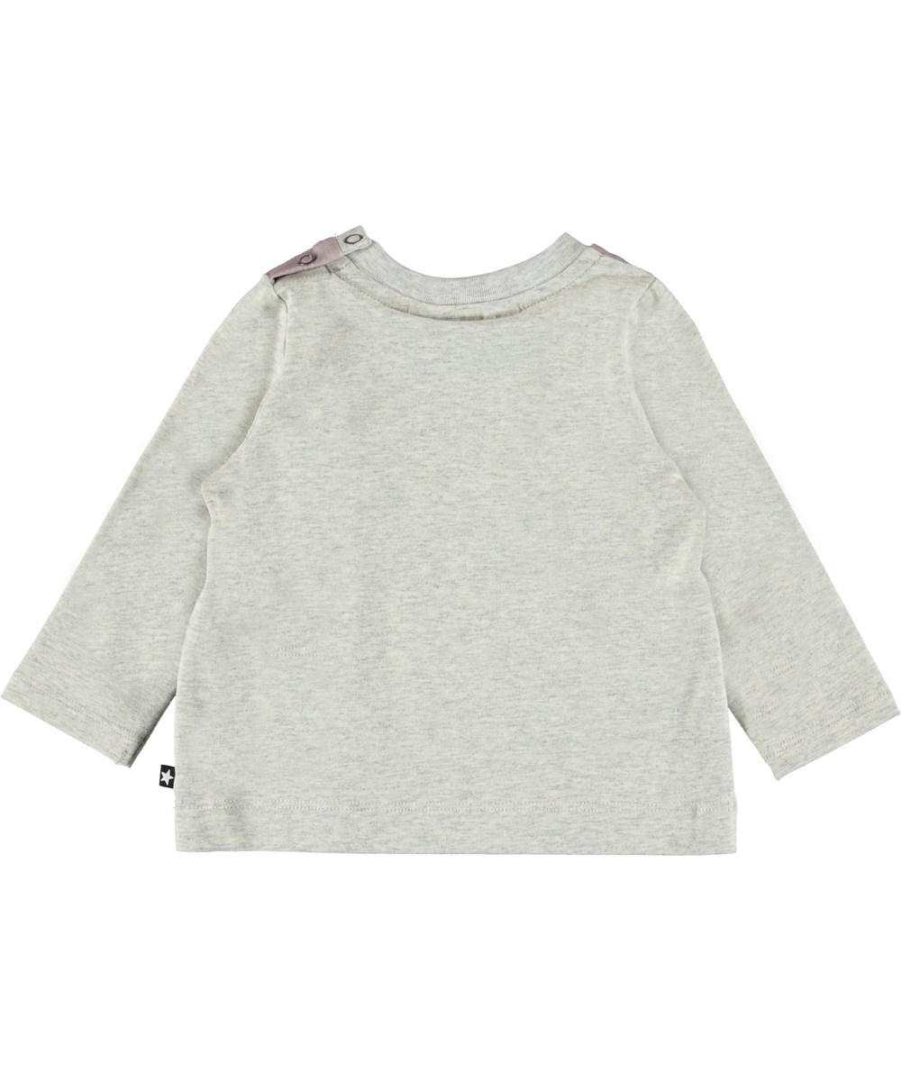 Ebby - Little Swan - Baby bluse med svaneunge.