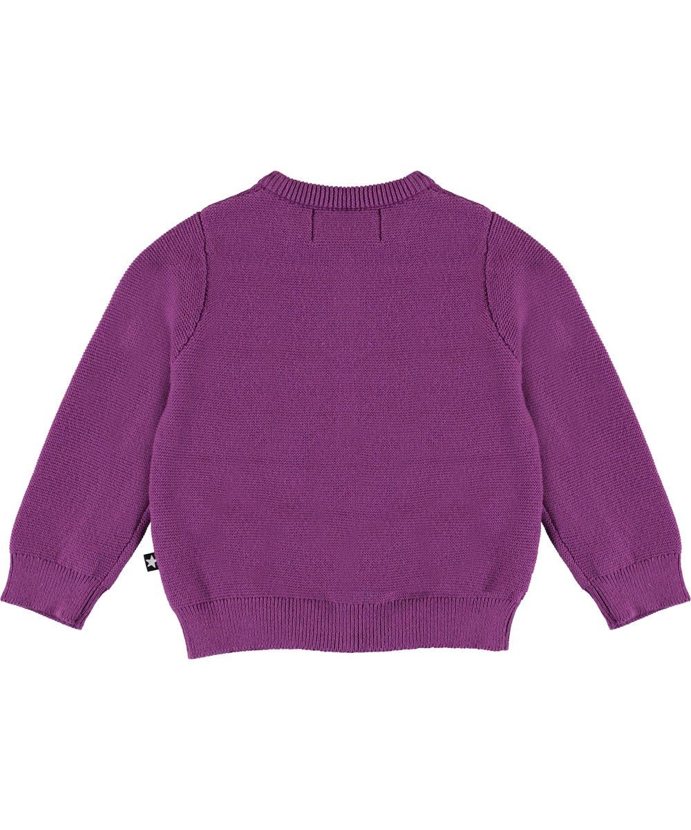 Ginny - Amethyst - Lilla baby cardigan