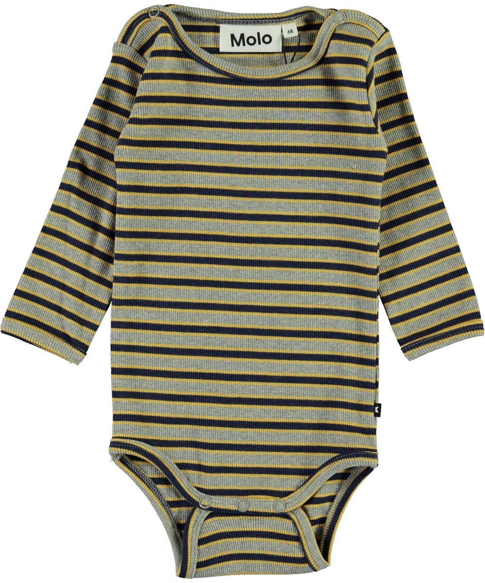 Fair - 3 Colour Stripe - Randig baby body