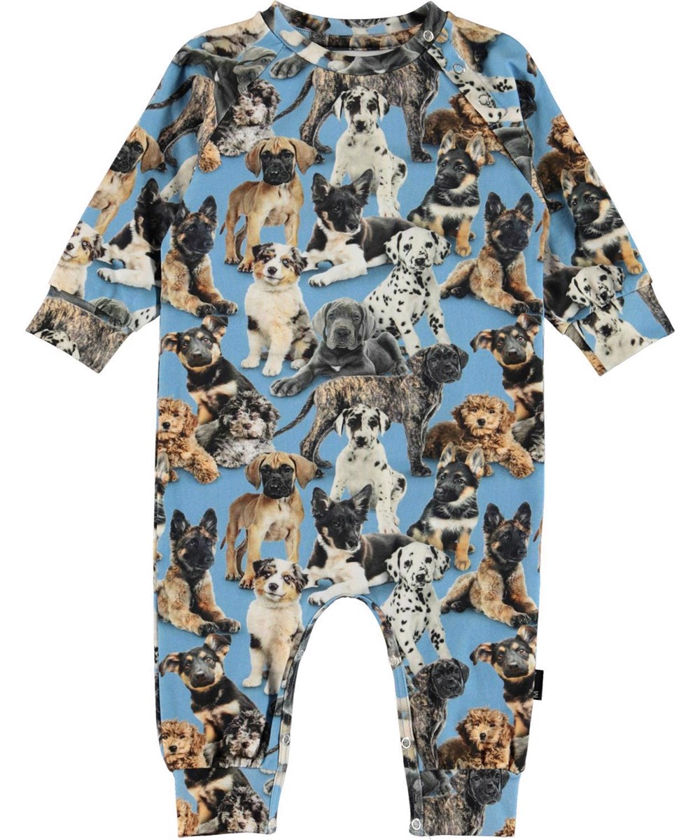 Fairfax - Pups - Ekologisk babydräkt med hundvalpar.